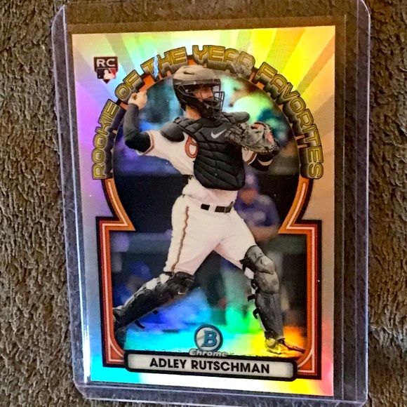 Topps Accessories - Adley Rutschman 2023 Bowman Chrome RC Refractor Rookie Card RC ROYF